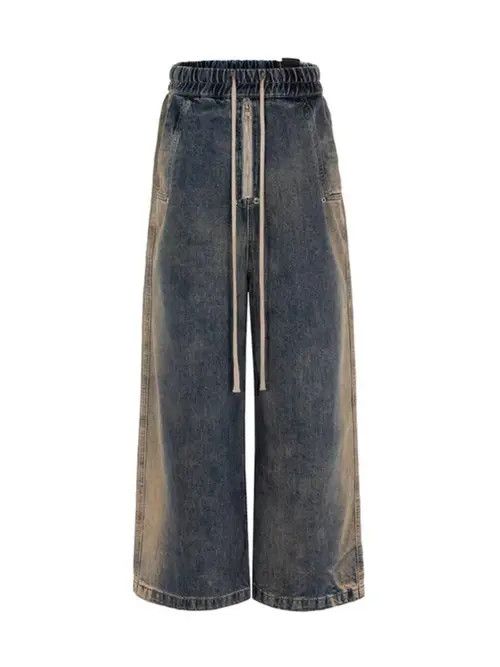 VIBE High street style zipper gradient washed baggy jeans Size US 34 / EU 50 - 5 Thumbnail