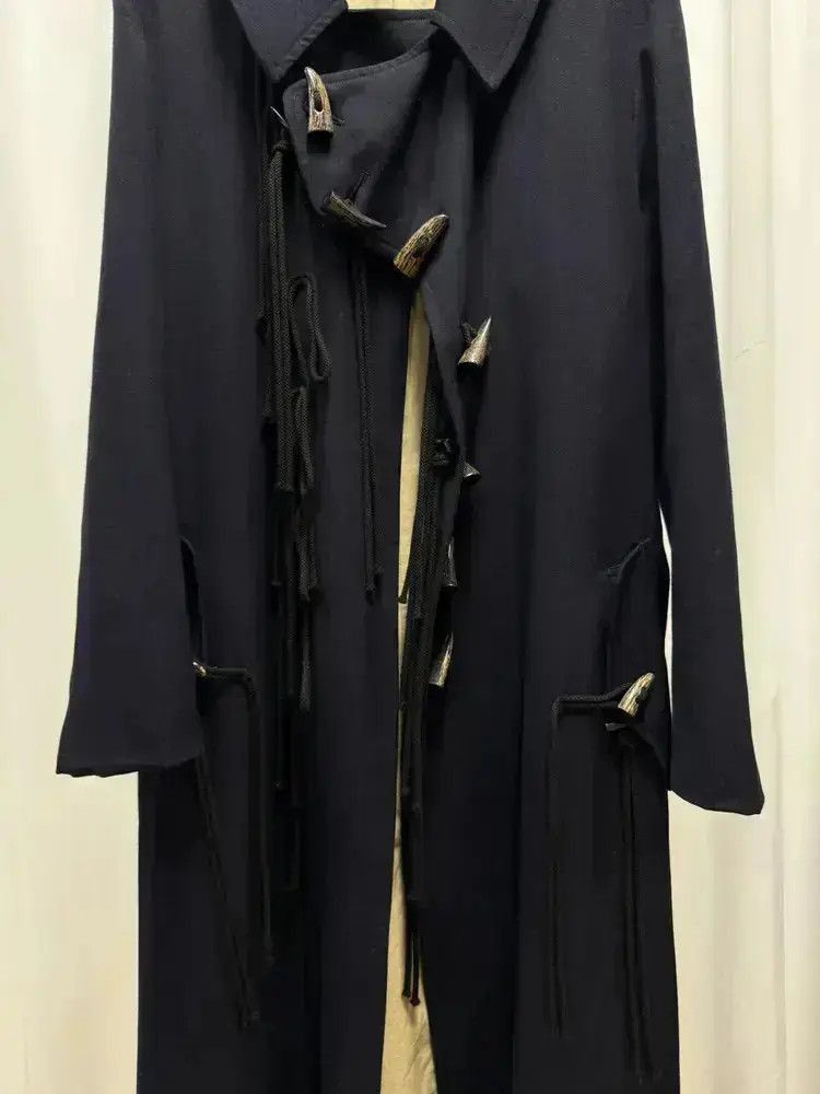 Yohji Yamamoto Sz 2 Yohji Yamamoto Pour Homme Classic Wool Coat-2507 Size US M / EU 48-50 / 2 - 3 Thumbnail