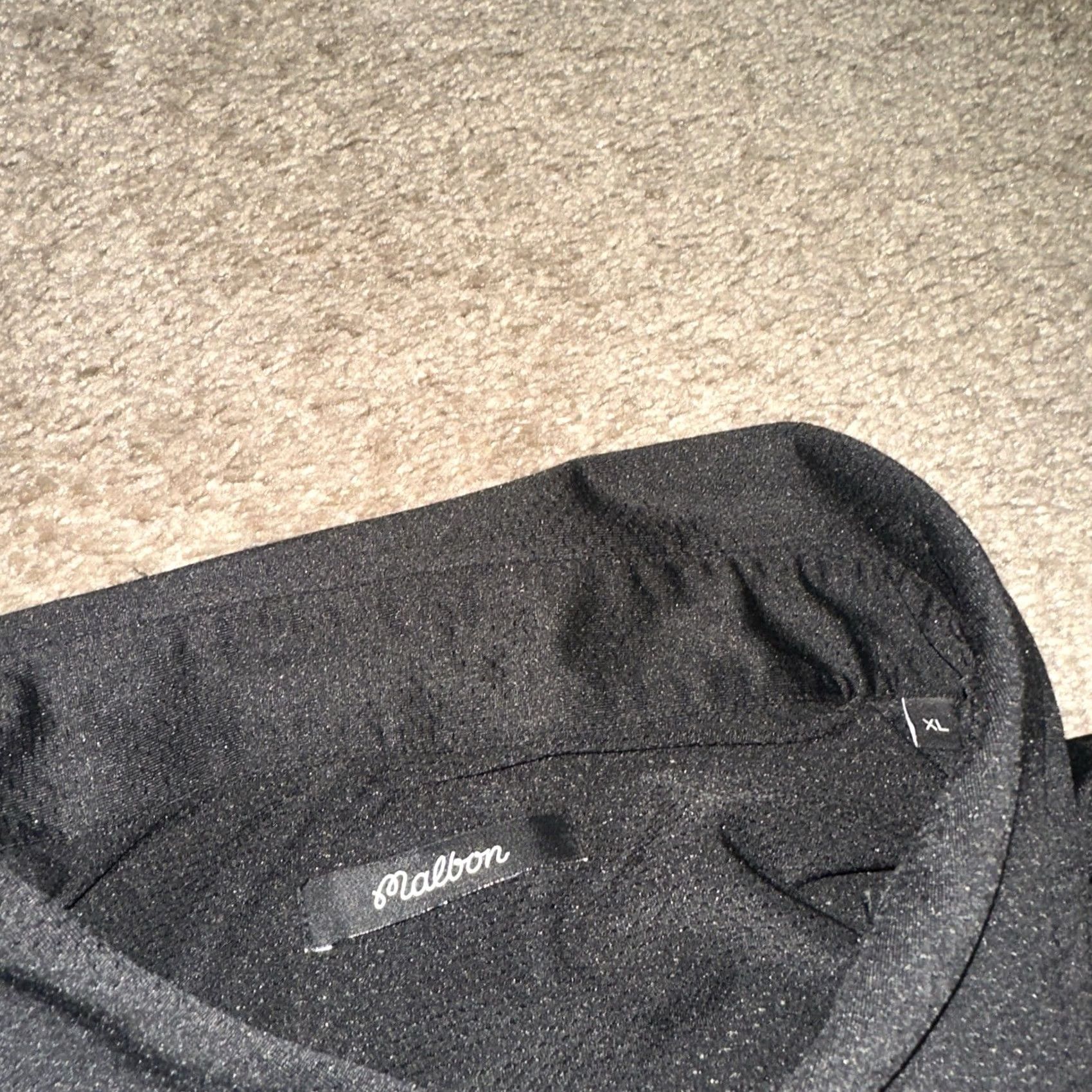 Vintage Malbon Golf Polo Shirt Mens XL Parsons Breathable Cotton Knit Logo Embroidered Button Golf Season Spring Summer Short Sleeve Polo Shirt Mens XL Black Size US XL / EU 56 / 4 - 3 Thumbnail