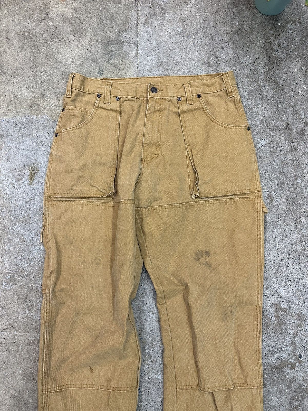 Dickies × Vintage Vintage Dickies Double Knees Workwear Pants Size 34 Size US 34 / EU 50 - 4 Thumbnail