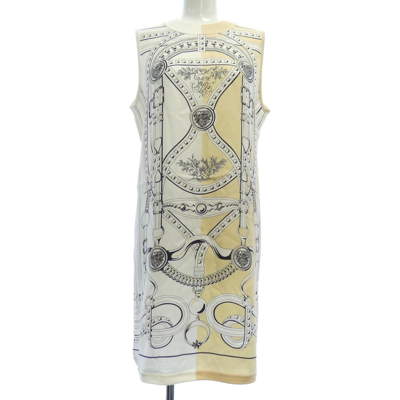 Hermes Hermes Hermes GRAND TRALALA Twillene Dress 34 Cotton Dresses DUTY FREE for USA Size ONE SIZE - 1 Thumbnail