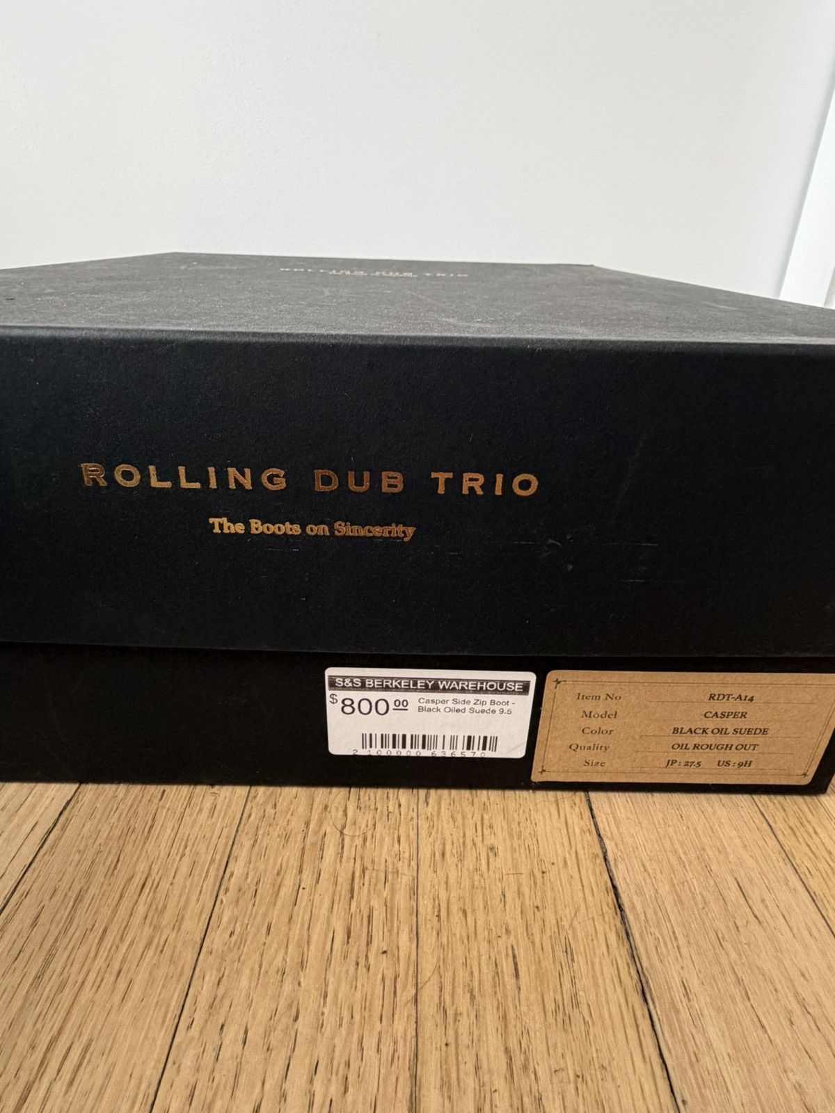 Rolling Dub Trio Rolling Dub Trio Casper Black Oiled Suede (US 9.5) Size US 9.5 / EU 42-43 - 18 Thumbnail