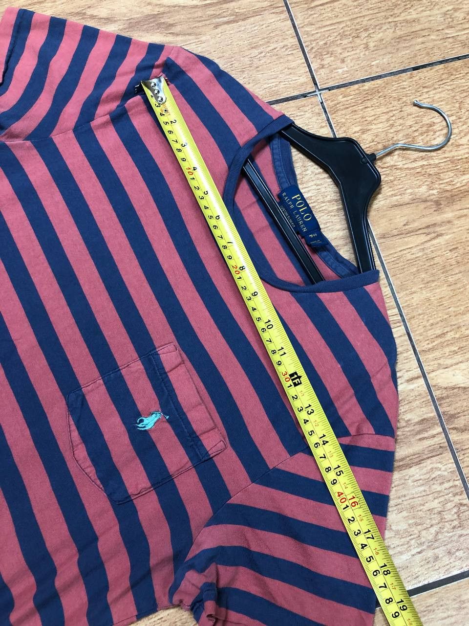 Polo Ralph Lauren Vintage print T-shirt striped Polo Ralph Lauren Y2K Size US S / EU 44-46 / 1 - 8 Thumbnail