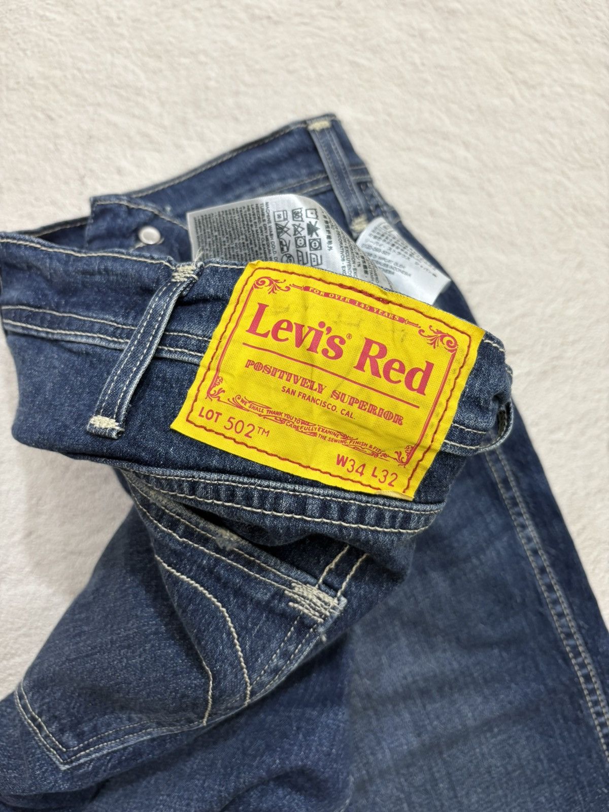 Kapital Vintage Levis Red japan Denim pants Size US 34 / EU 50 - 7 Thumbnail