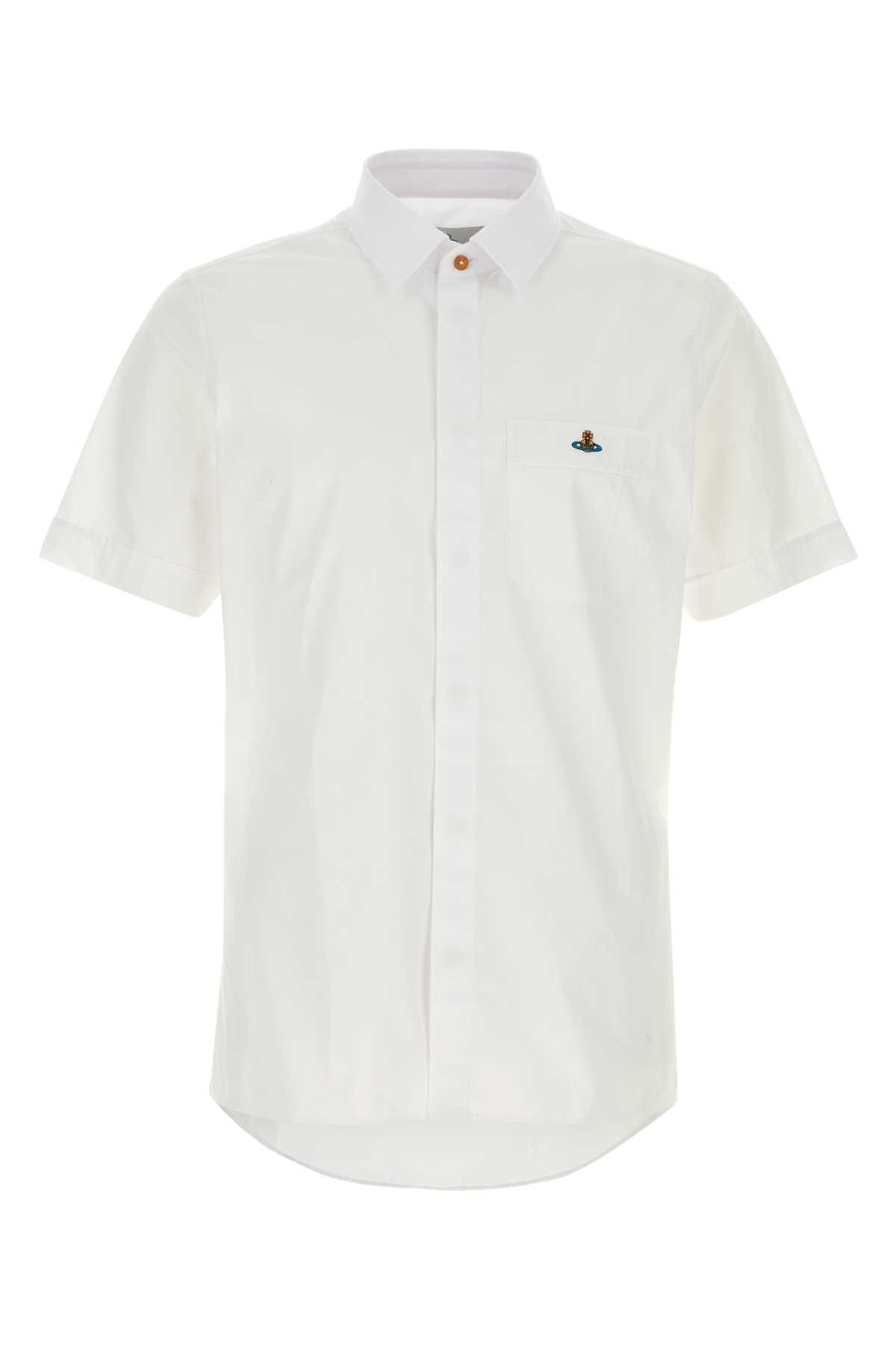 Vivienne Westwood White Poplin Shirt Size US M / EU 48-50 / 2 - 1 Thumbnail