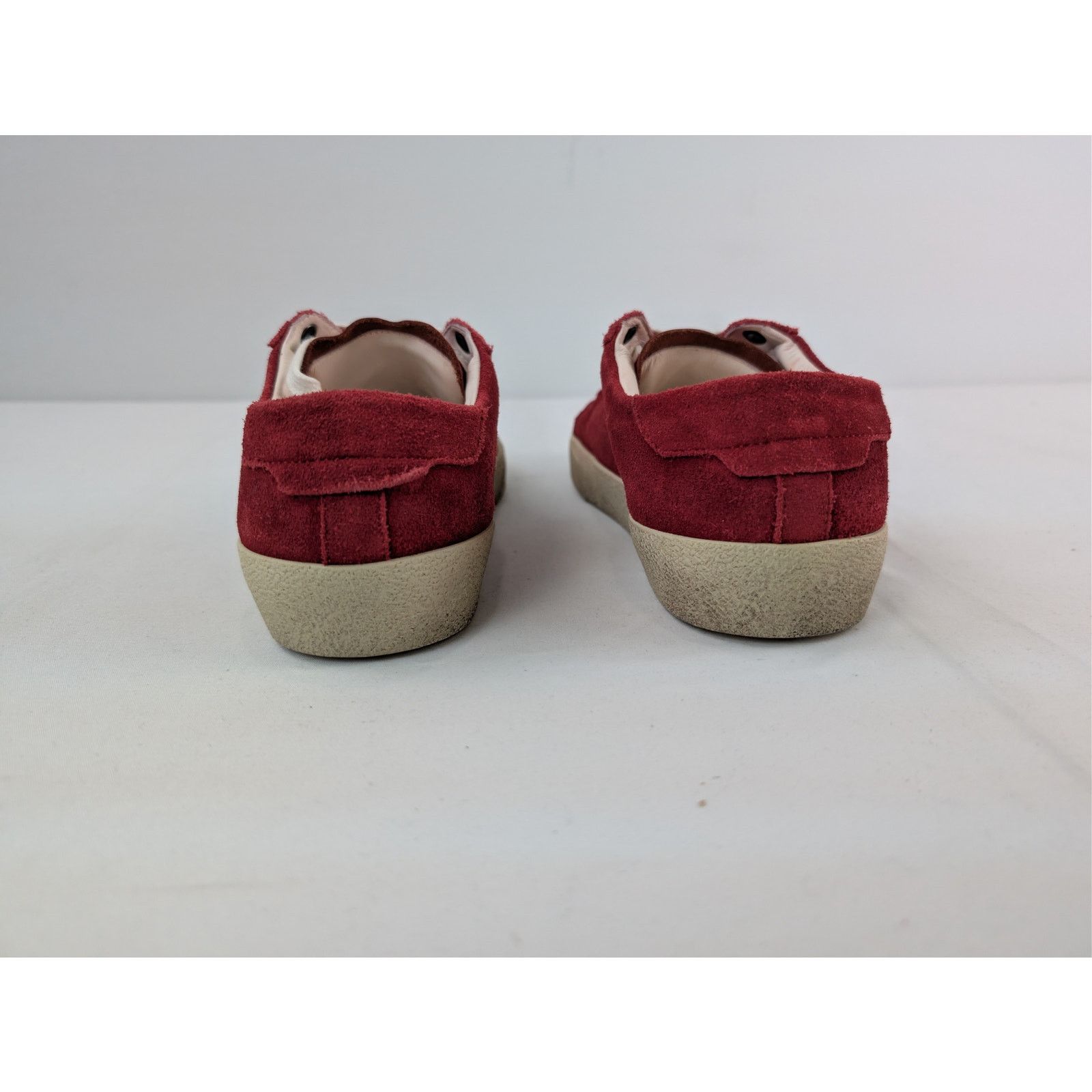 Saint Laurent Paris o1rshd1 SL/06 Low-Top Sneakers in Red Size US 6 / EU 39 - 10 Thumbnail