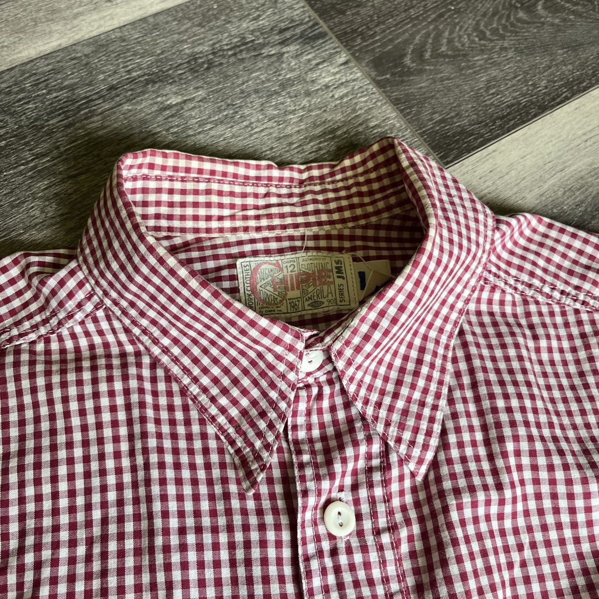 Japanese Brand × Vintage Vintage 1980s Chipie Brand Plaid Western Button Up Shirt Size US L / EU 52-54 / 3 - 6 Thumbnail