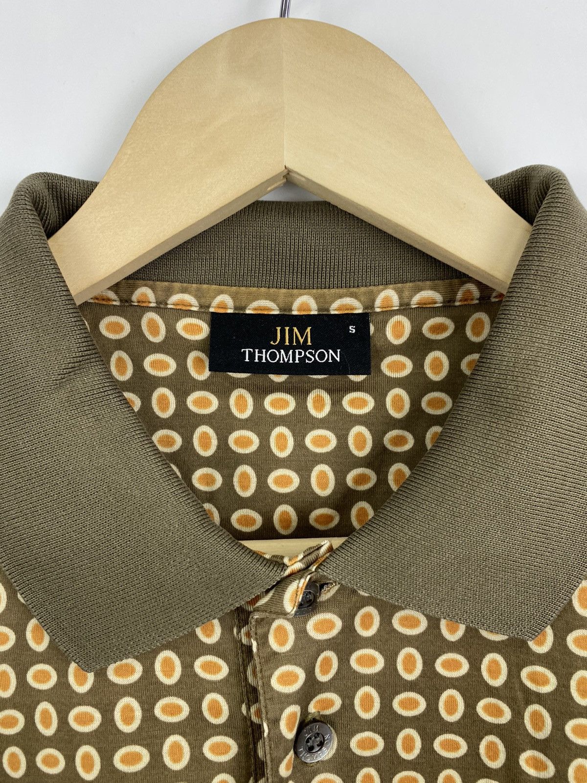 Jim Thompson Vintage 90s Jim Thompson Rare Graphic polo r-shirt Retro Size US S / EU 44-46 / 1 - 4 Thumbnail