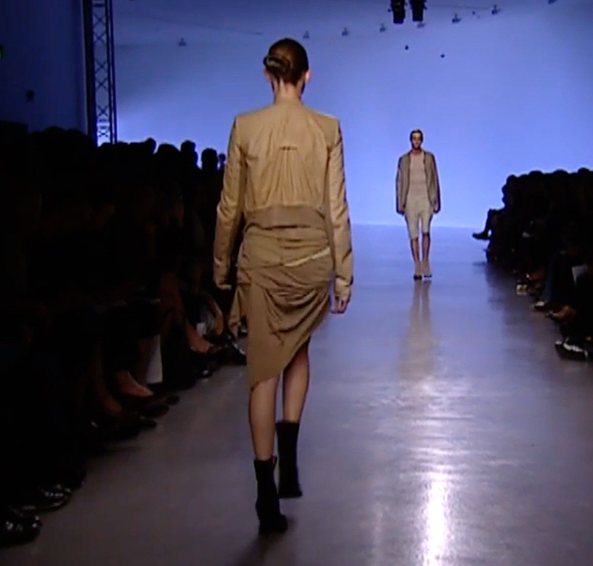 Rick Owens SS04 Rick Owens 'Citroen' Kangaroo Leather Pleated Jacket Size M / US 6-8 / IT 42-44 - 12 Thumbnail