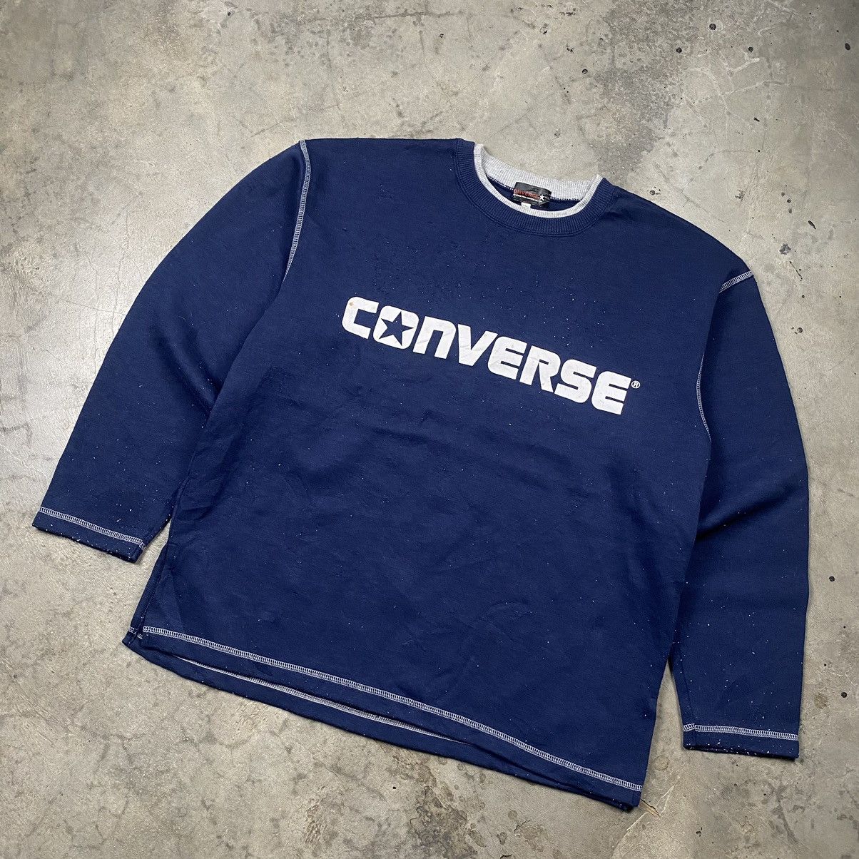 Converse × Vintage 90s Converese Crewneck Size US L / EU 52-54 / 3 - 3 Thumbnail
