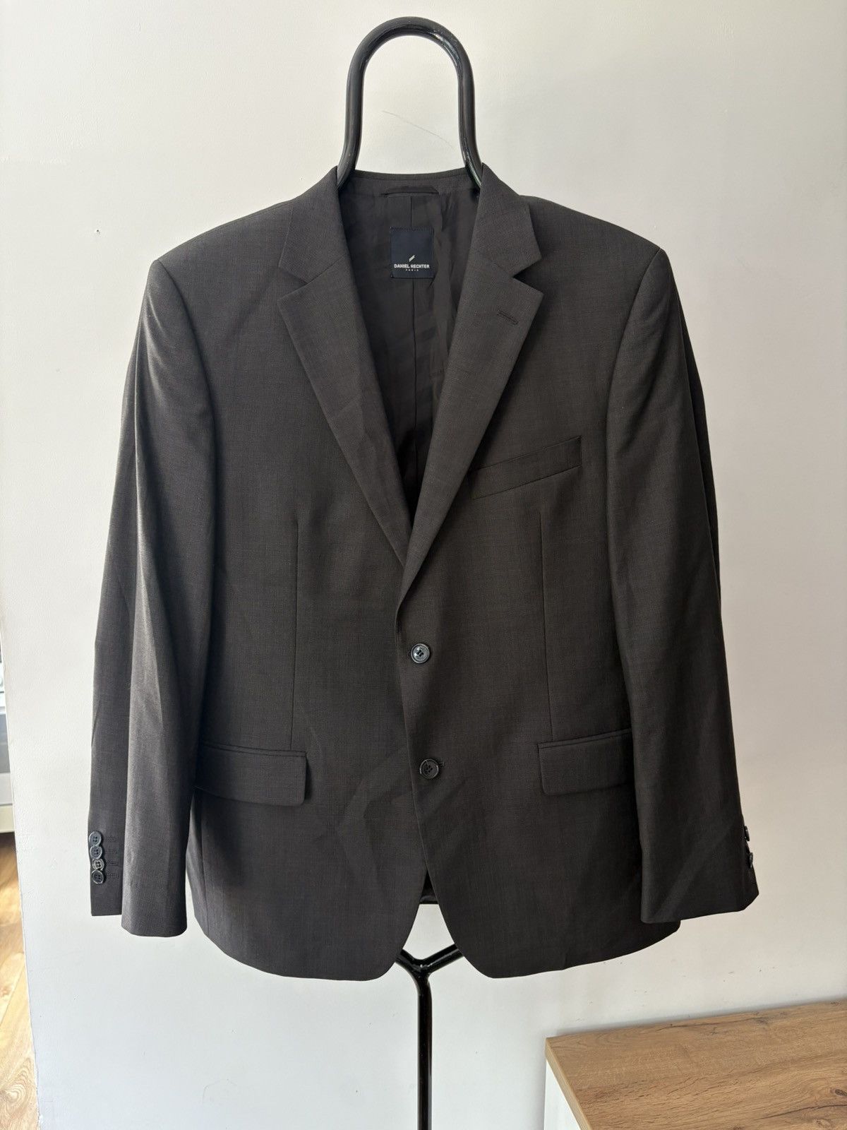 Daniel Hechter × Designer Daniel Hechter Paris Men’s Suit – 80% Wool / 20% Silk – Size 52L - 3 Thumbnail