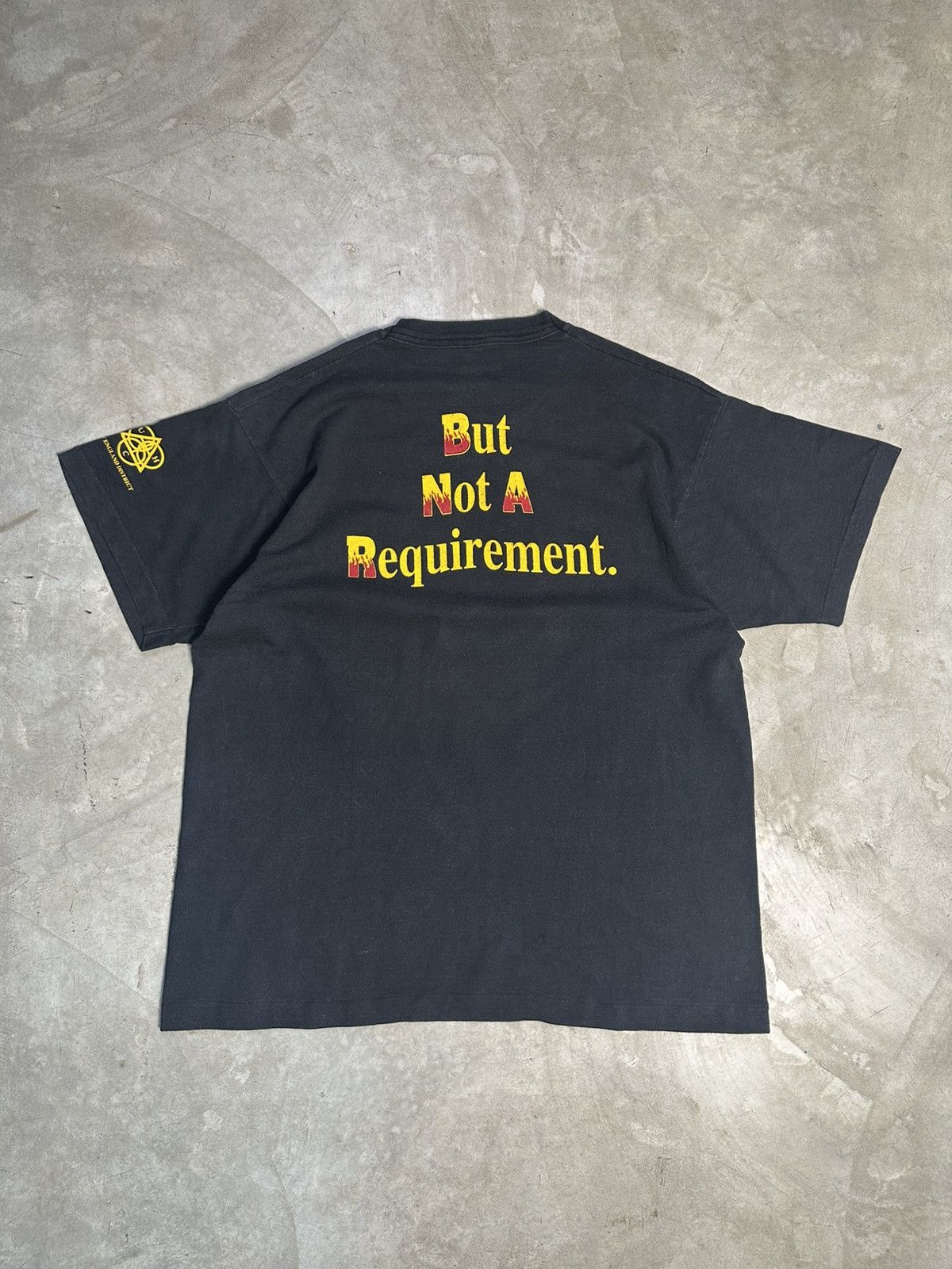 Fruit Of The Loom × Vintage Vintage "Sin Is A Reality" Graphic T-Shirt Size US XL / EU 56 / 4 - 3 Thumbnail