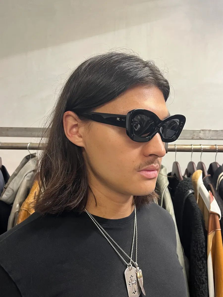 Kiko Kostadinov × Vintage Kiko Kostadinov Black Sunglasses Size ONE SIZE - 2 Thumbnail