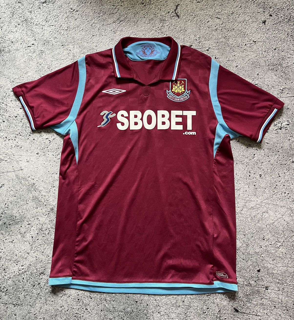 West Ham United 2009/10 Home Kit Vintage Jersey