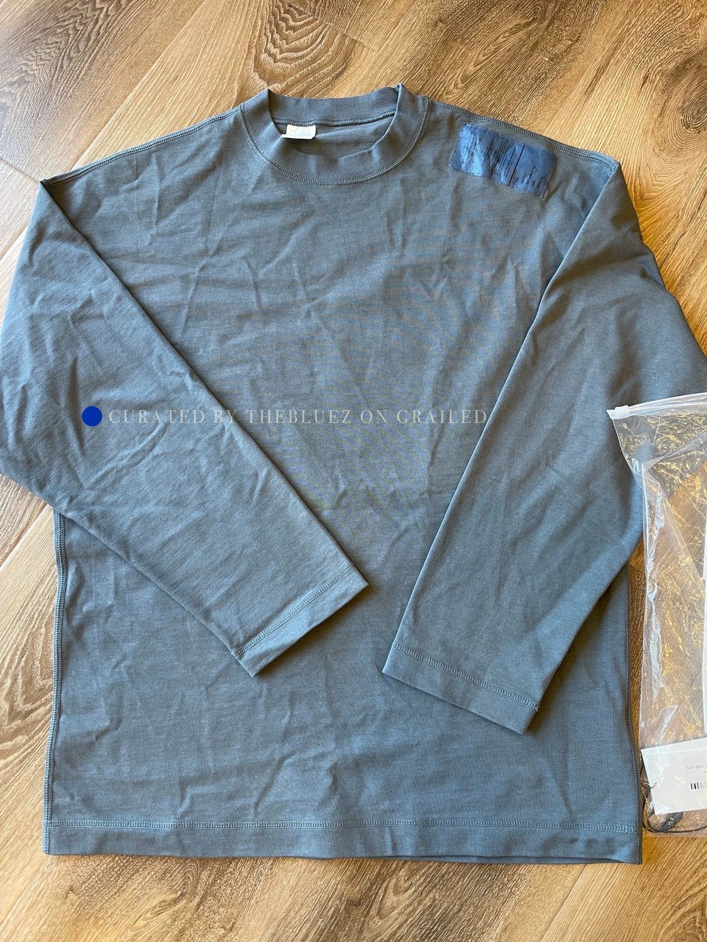 N.Hoolywood N.Hoolywood Blue Long Sleeve T-Shirt Size US M / EU 48-50 / 2 - 1 Thumbnail