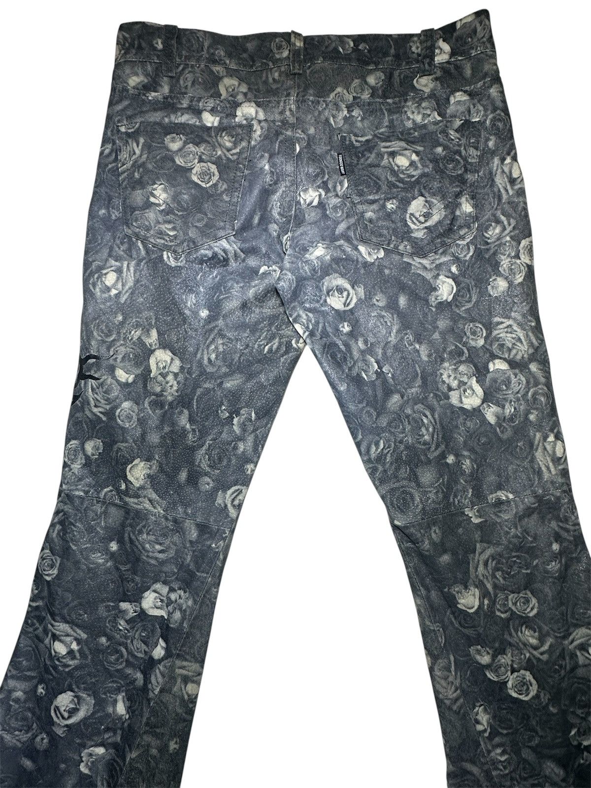 Tornado Mart Tornado Mart Leather Flare Pants Size US 33 - 8 Thumbnail