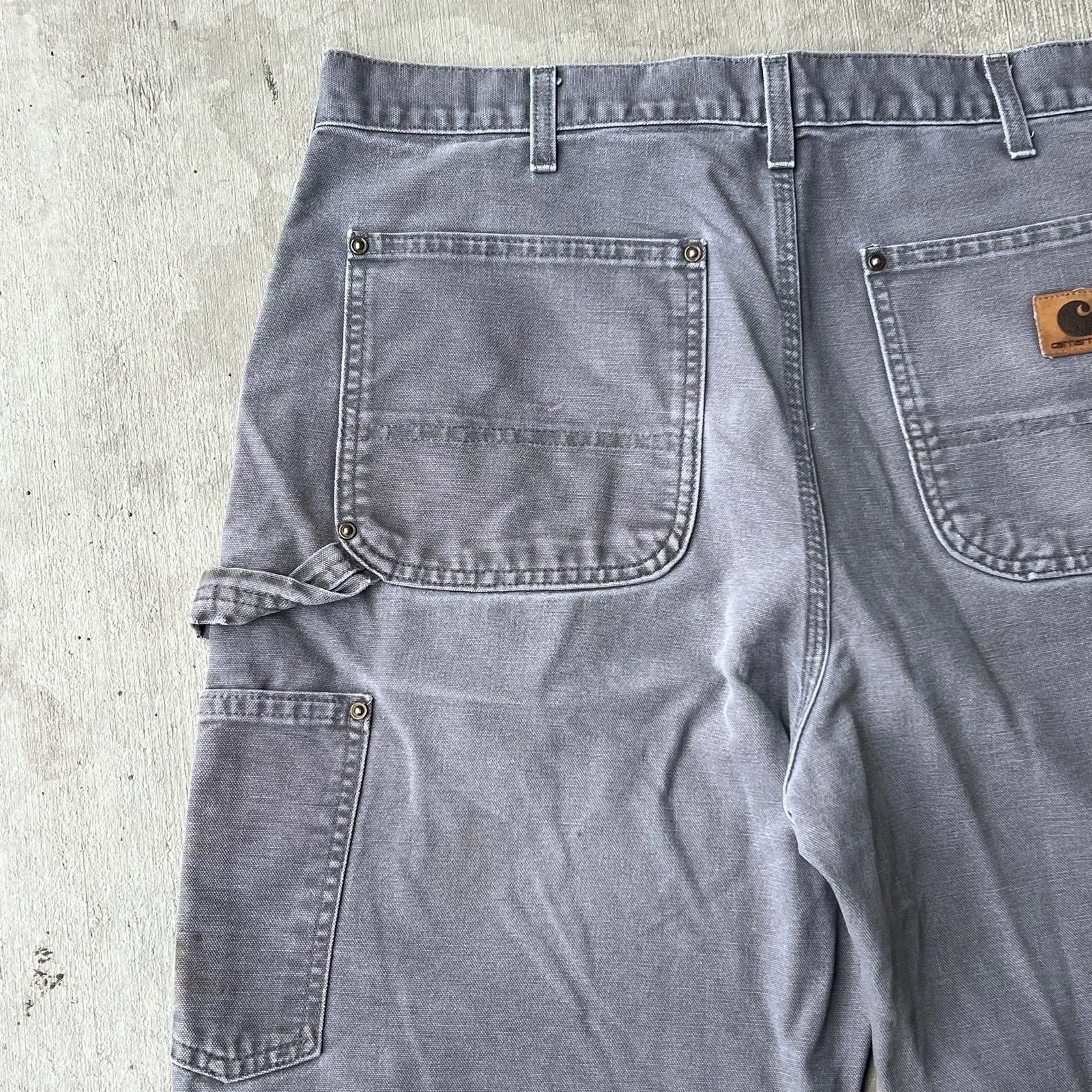 Carhartt × Vintage Carhartt faded gray double knee work wear carpenter pants Size US 34 / EU 50 - 14 Thumbnail