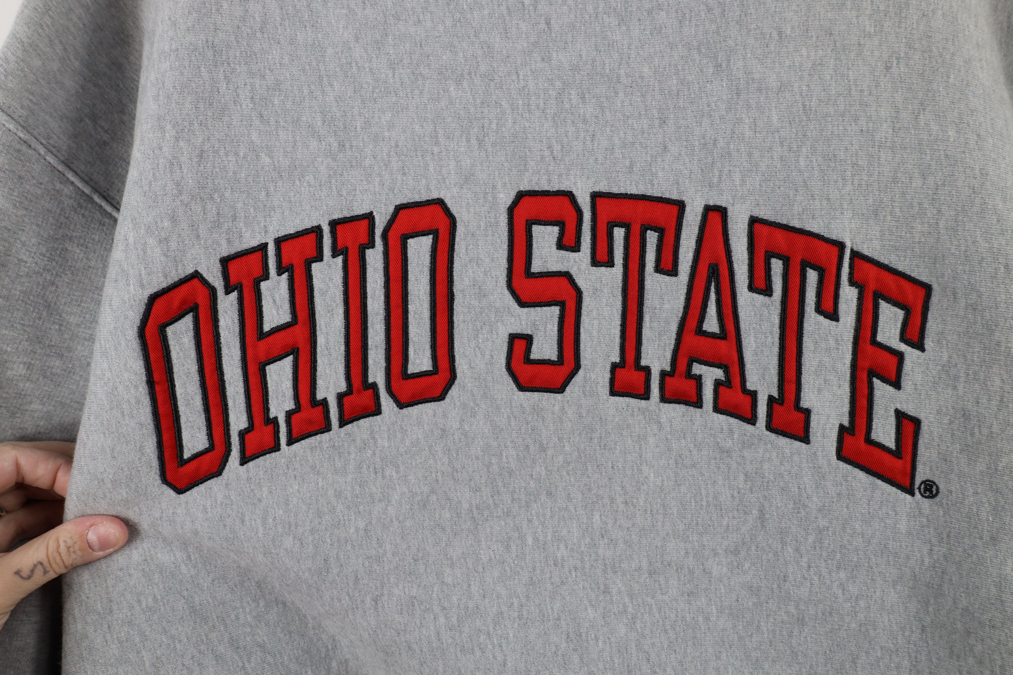 Vintage Vintage 90s Spell Ohio State University Crewneck Sweatshirt Size US XXL / EU 58 / 5 - 4 Thumbnail