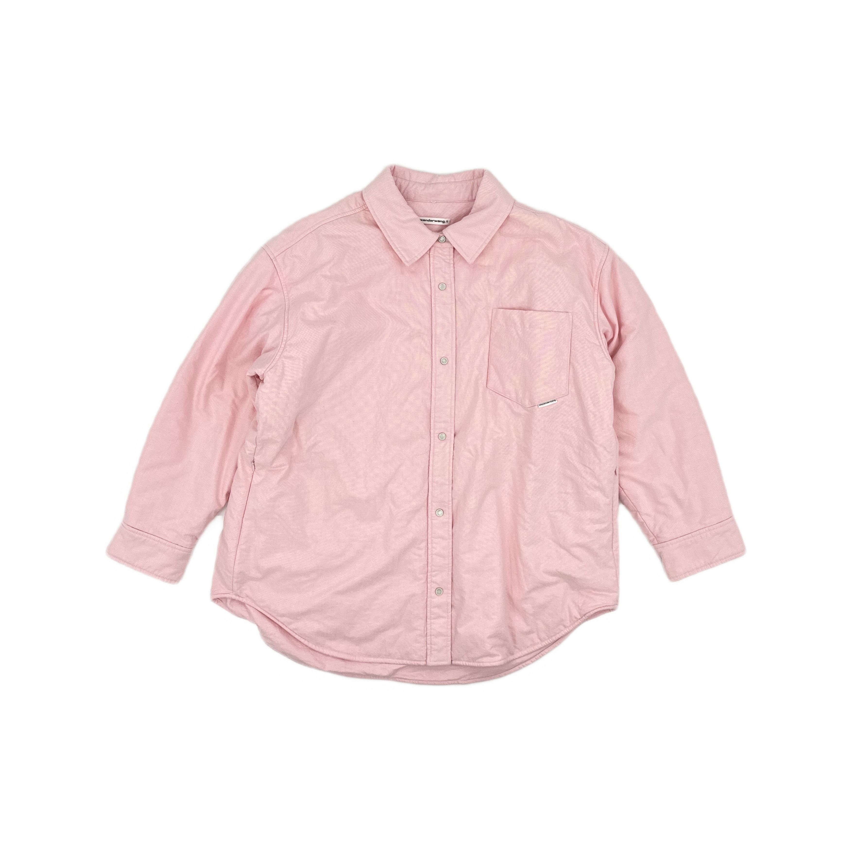 Alexander Wang Alexander Wang Pink Padded Button Up Shirt Size M Size M / US 6-8 / IT 42-44 - 1 Thumbnail