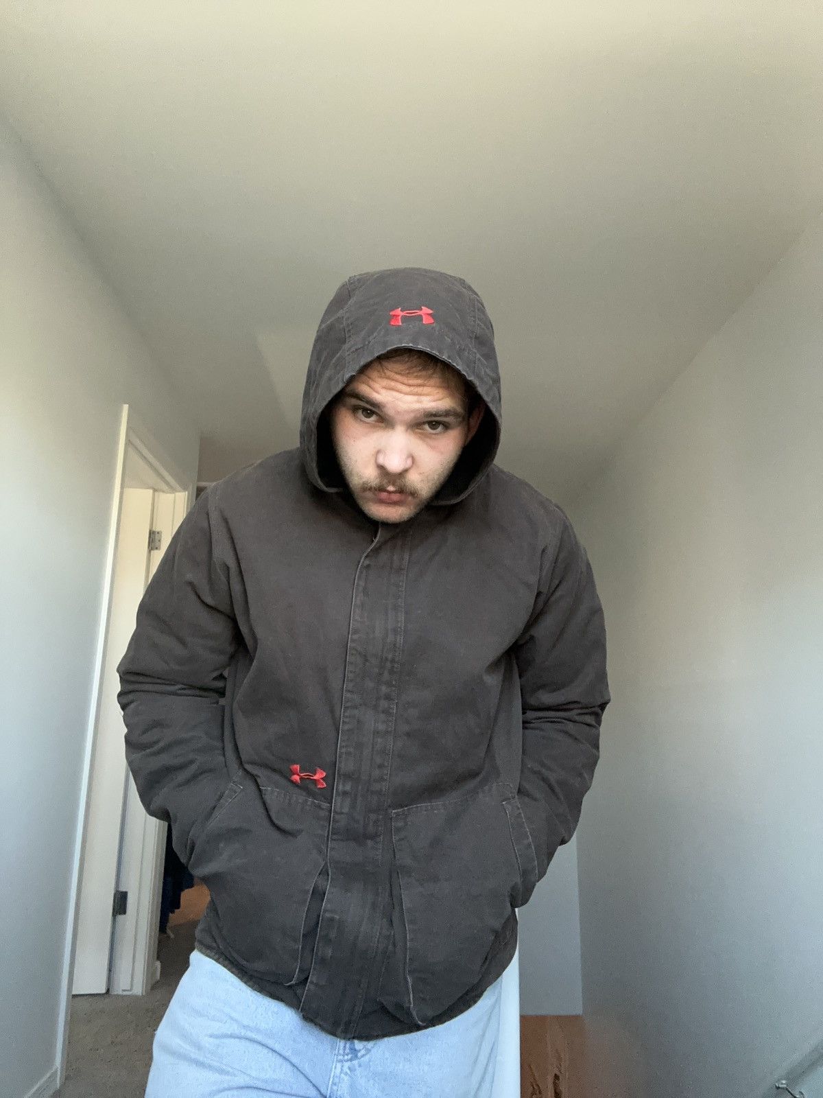 Under Armour Under Armour Hooded Carhartt Detroit Style Work Jacket Size US L / EU 52-54 / 3 - 2 Thumbnail