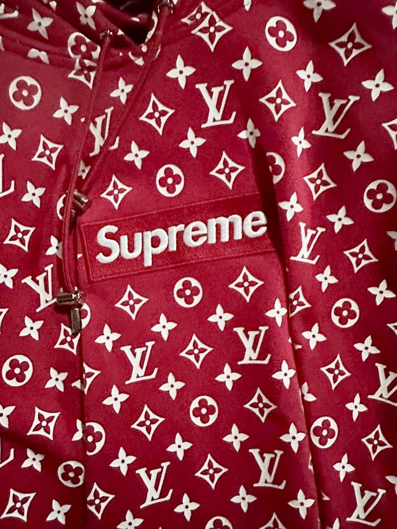 Louis Vuitton × Supreme Louis Vuitton X Supreme Hoodie Box Logo Size US M / EU 48-50 / 2 - 5 Thumbnail