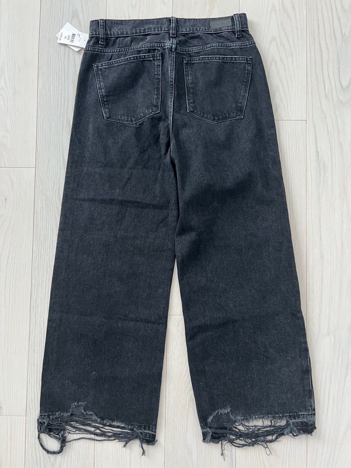 DL1961 DL1961 Lark Hepburn High Rise Wide Leg Jeans Black ( 29 ) Size 29" - 4 Thumbnail