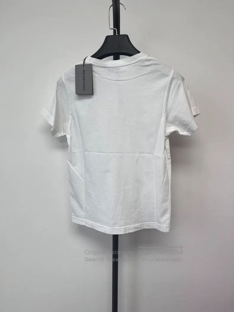 Balenciaga Balenciaga Letter Print Short Sleeve White Size US XS / EU 42 / 0 - 2 Thumbnail