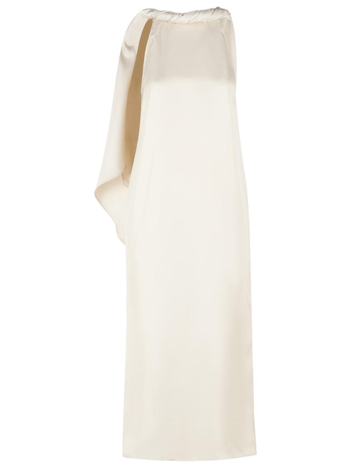 Loulou de Saison LOULOU DE SAISON 'Susan' Ivory Silk Dress Size S / US 4 / IT 40 - 1 Thumbnail