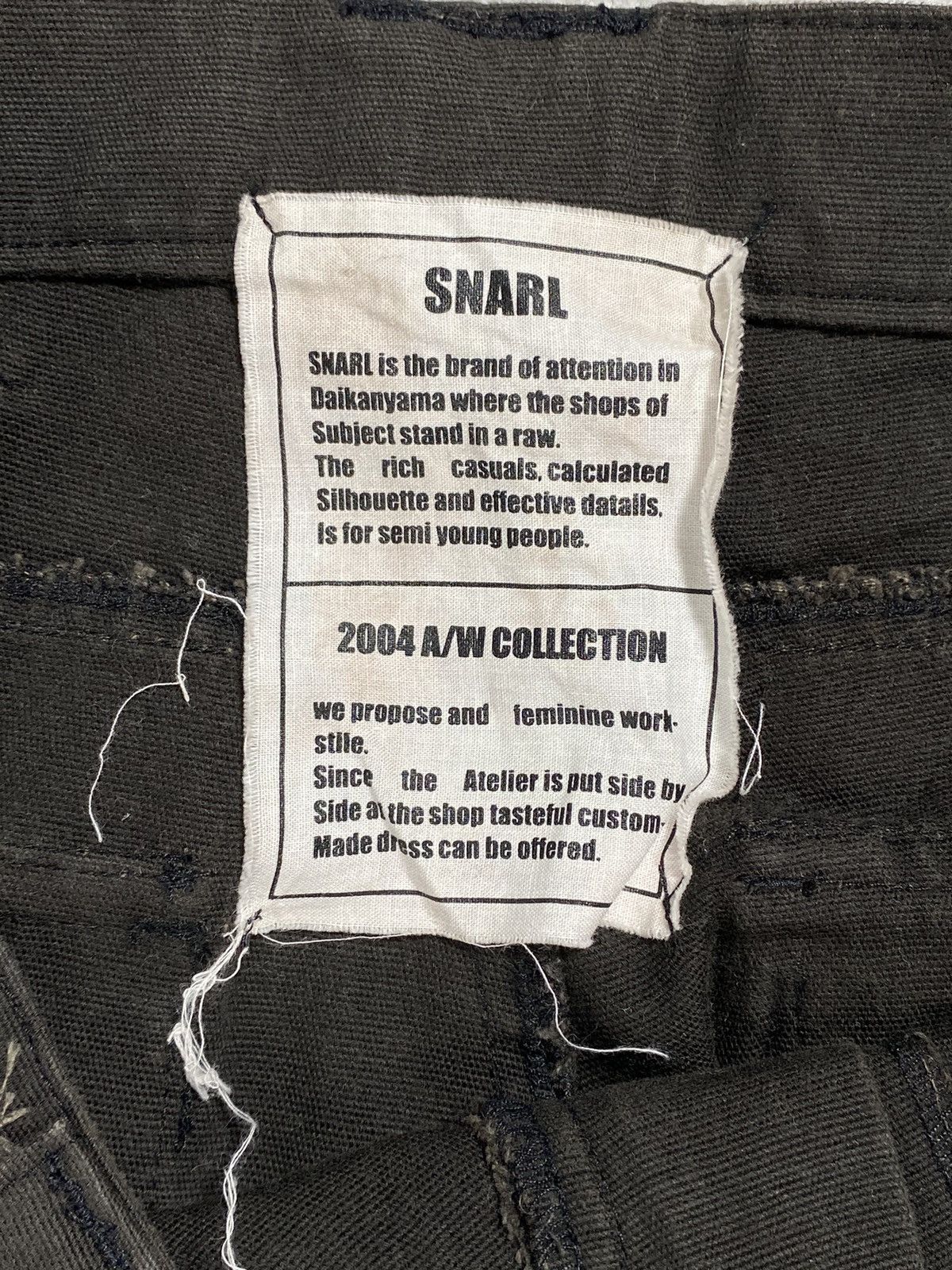 If Six Was Nine AW 2004 Snarl bondage flare pants Size US 30 / EU 46 - 10 Thumbnail