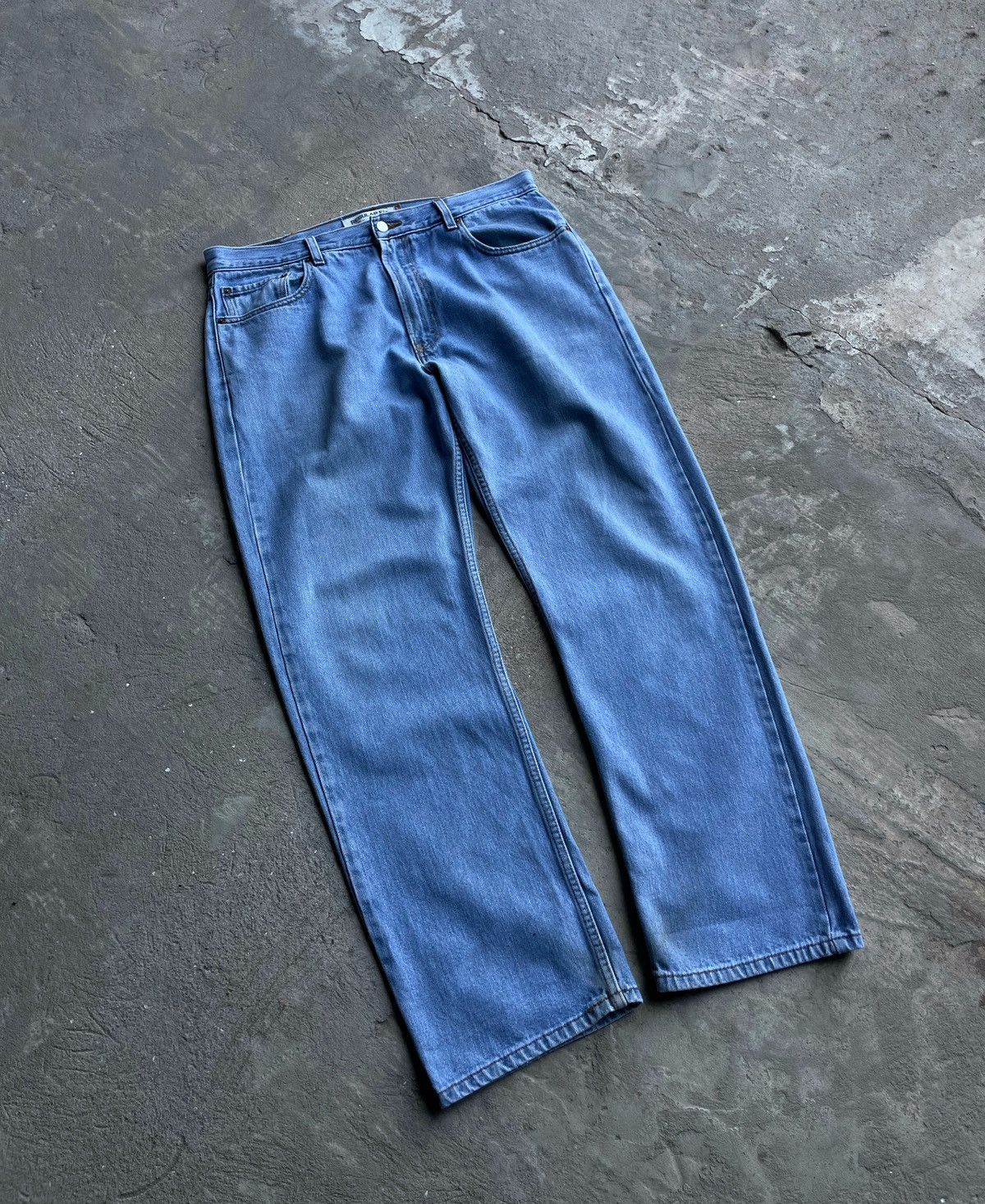 Levi's × Vintage Vintage Levi’s 505 Sky Blue Baggy Washed Pants Y2K Size US 36 / EU 52 - 3 Thumbnail