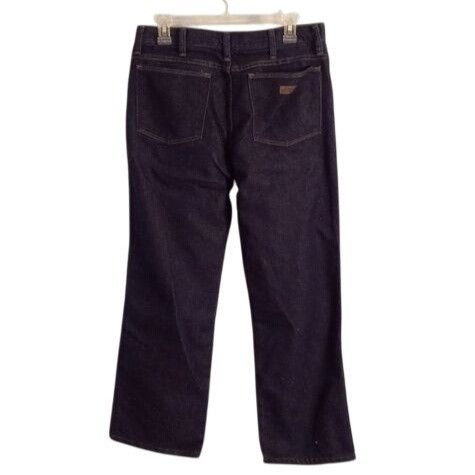 Wrangler Wrangler 32 x 28 Jeans Mens Rugged Wear Blue Denim Straight Size US 32 / EU 48 - 10 Thumbnail
