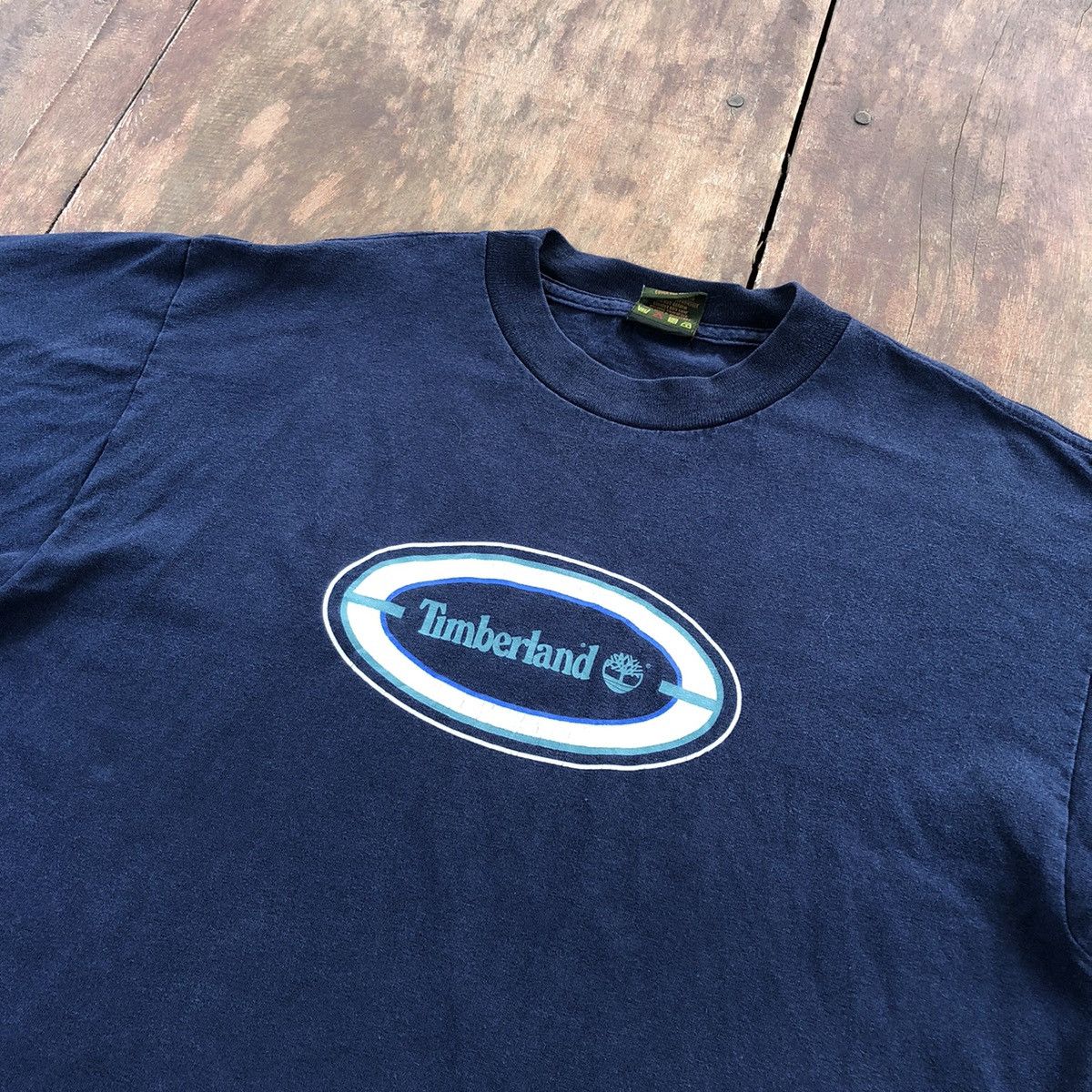 Timberland Vintage Thrashed Faded 90s Timberland Rare Shirt Size US M / EU 48-50 / 2 - 1 Thumbnail
