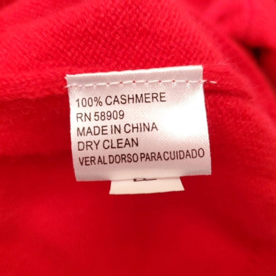 Vintage VINTAGE Alex Marie Sweater Womens XL Red Cashmere Wool V-Neck Classic Luxury Pullover Knit Solid Pattern Mens? Women? Size XL / US 12-14 / IT 48-50 - 5 Thumbnail