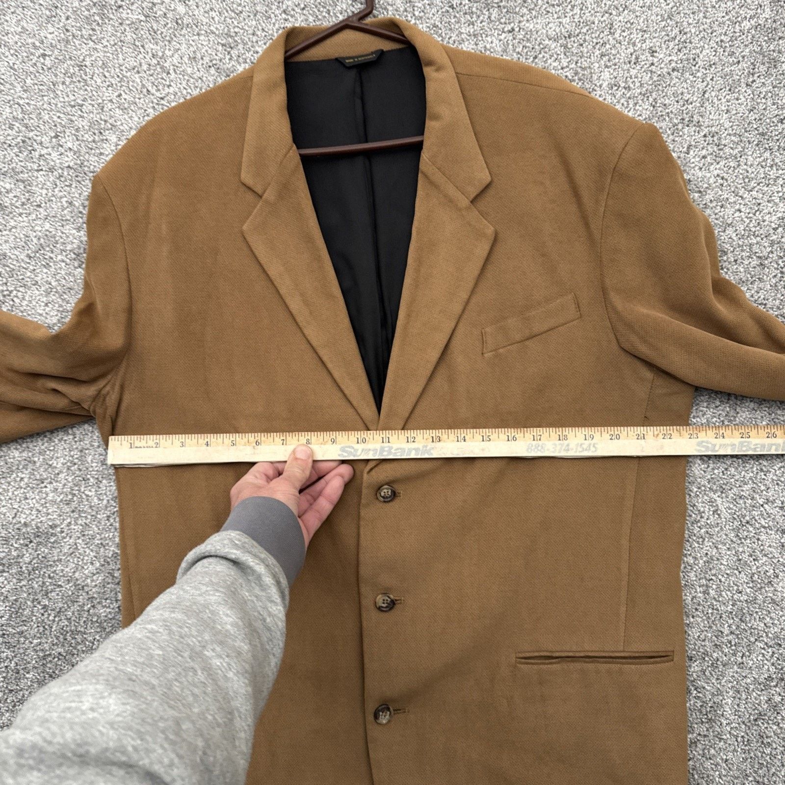Other Carlo Stella Suit Coat Mens 44L Retro Preppy Office Dapper Size 44L - 2 Thumbnail