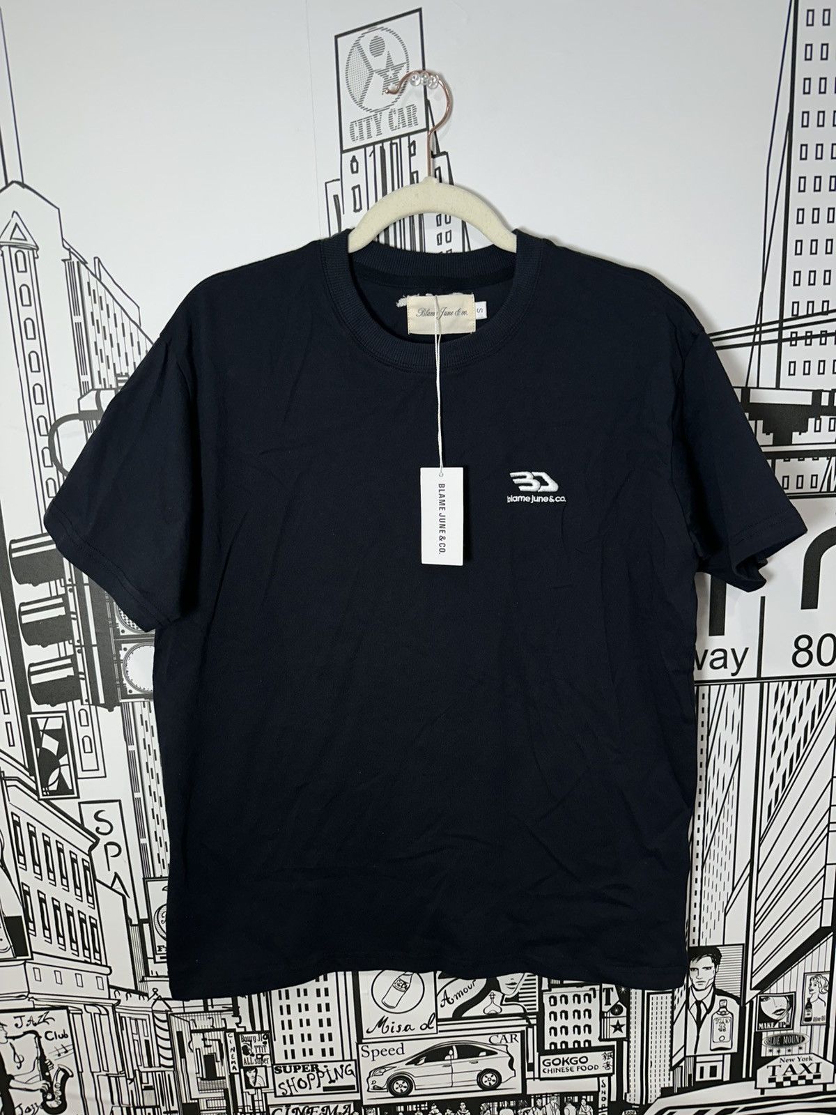 Other Blame June & Co. Basic T-Shirt 2XL Navy Size US XXL / EU 58 / 5 - 1 Thumbnail