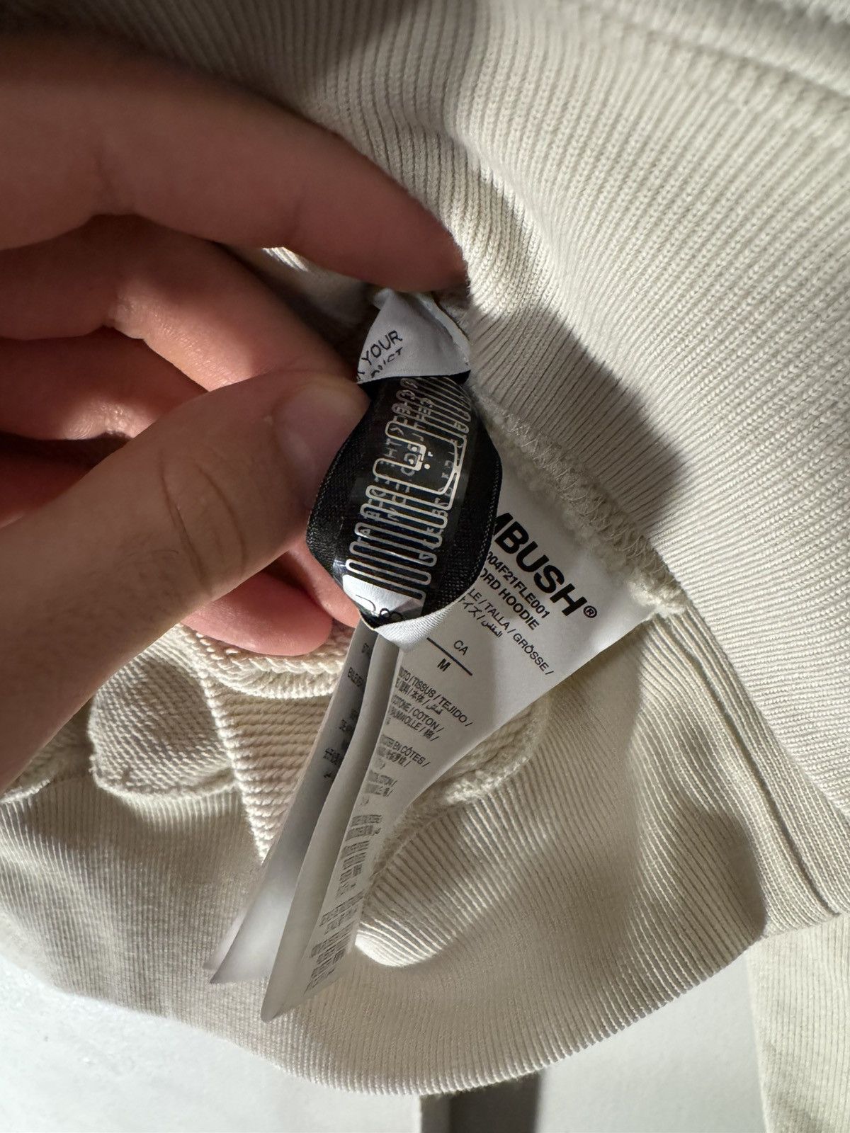 Ambush Design Ambush Multicord Hoodie Beige / White / Off White Medium M Size US M / EU 48-50 / 2 - 8 Thumbnail