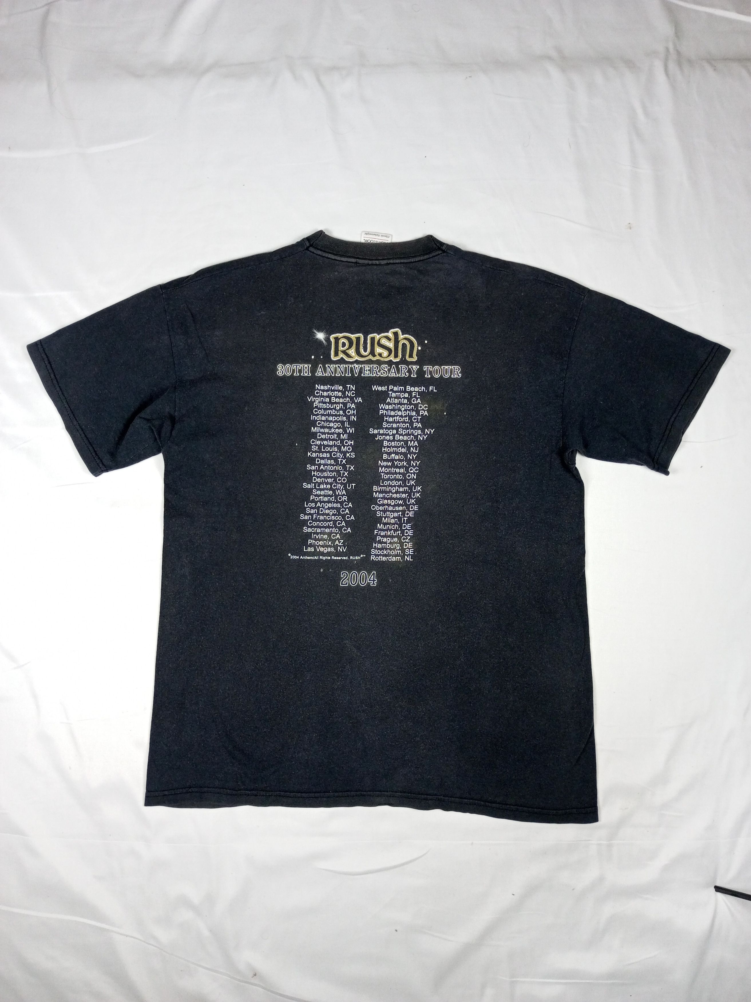 Band Tees Vintage 20s Rush 30th Anniversary Tour Tee Size US M / EU 48-50 / 2 - 10 Thumbnail