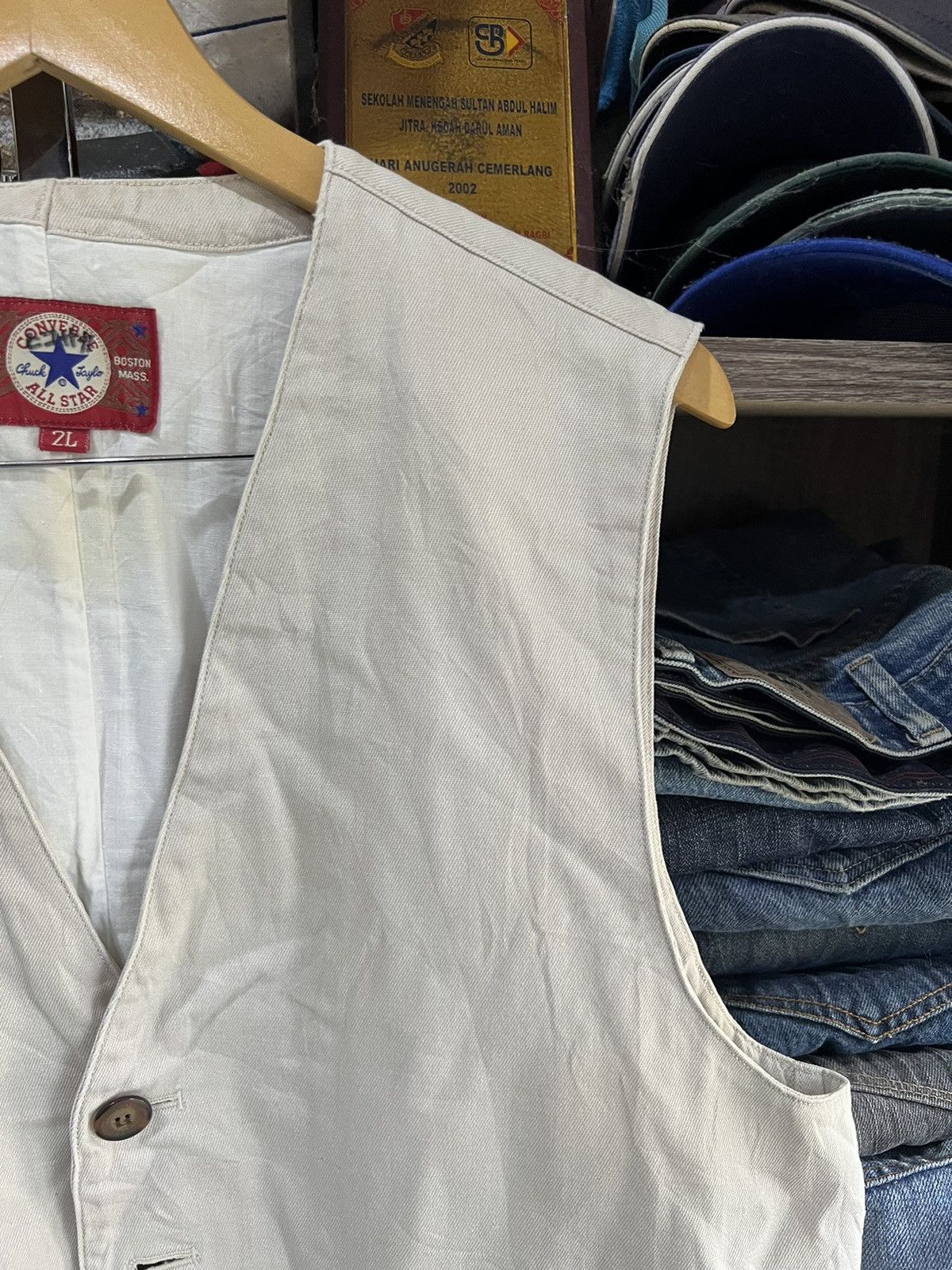 Converse 🔥Vintage Converse All Star Button Vest Size US M / EU 48-50 / 2 - 4 Thumbnail