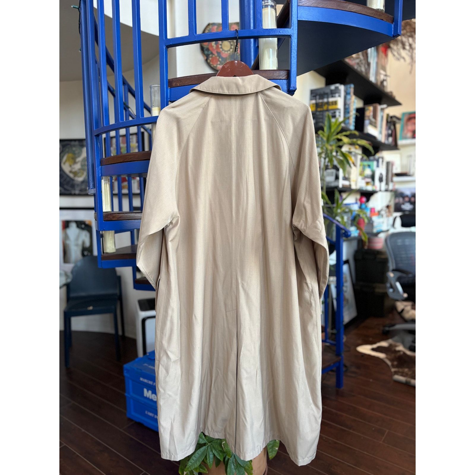 HARE HARE Beige Trench Coat Minimalist – Men’s M Size US M / EU 48-50 / 2 - 2 Thumbnail