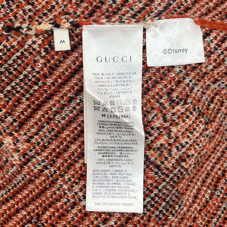 Gucci Gucci Orange Disney co-branded Mickey Mouse wool sweater 25 Size US M / EU 48-50 / 2 - 6 Thumbnail