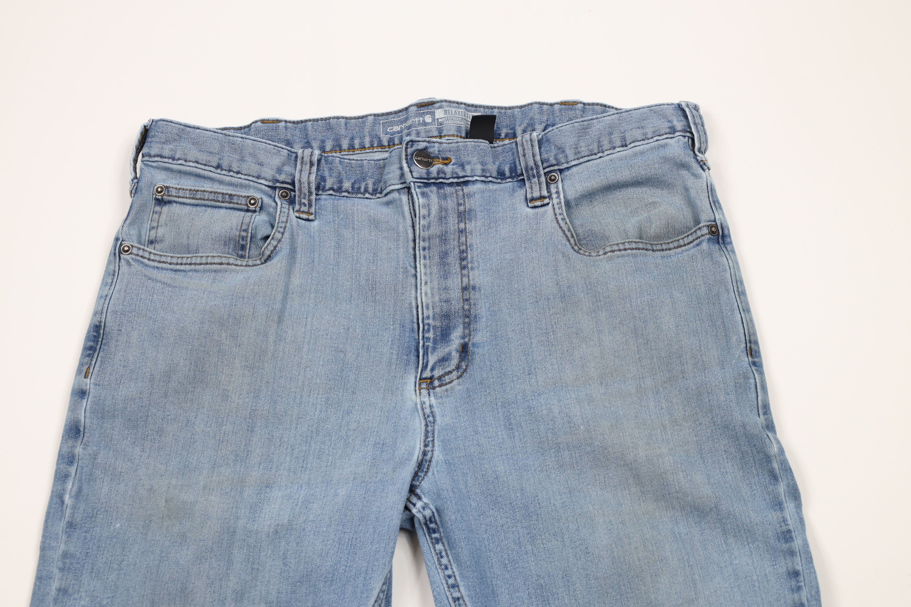 Carhartt Vintage Y2K Carhartt Relaxed Fit Stretch Denim Jeans Blue Size US 36 / EU 52 - 2 Thumbnail