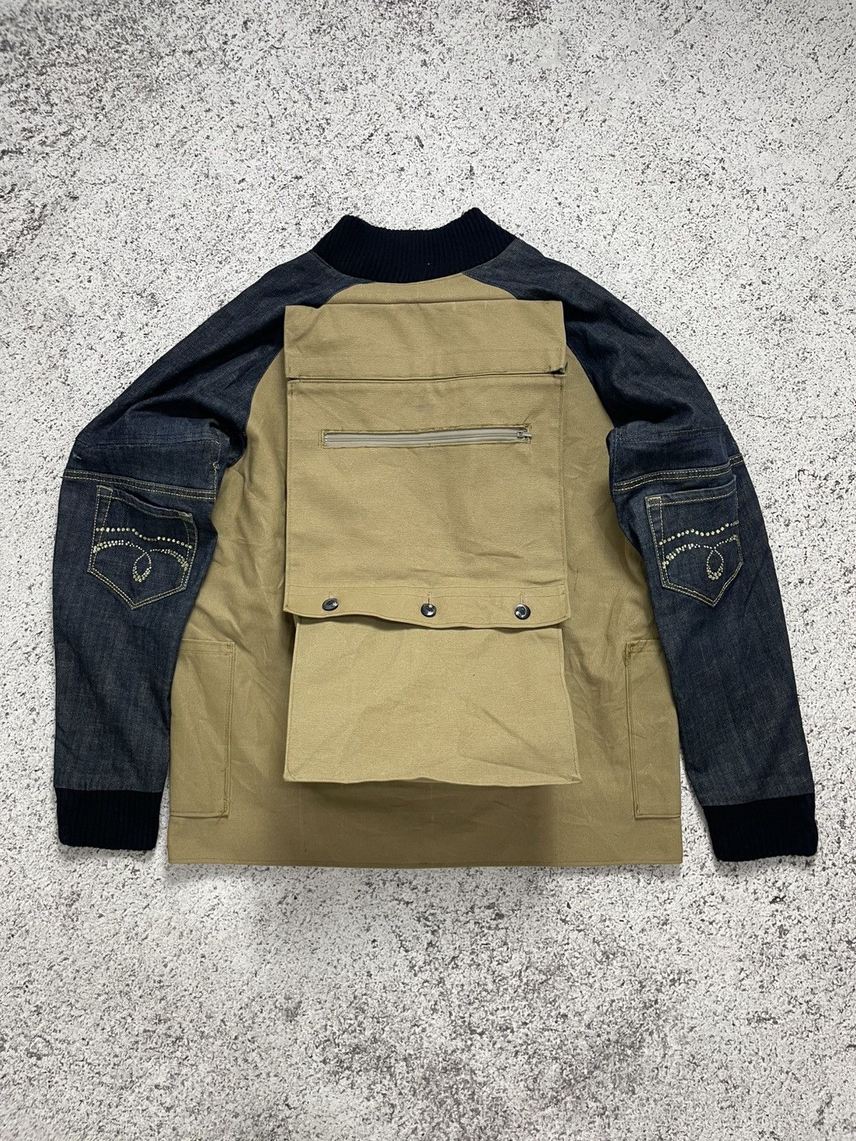Vintage Utility canvas duck reworked workwear cargo jacket Size US L / EU 52-54 / 3 - 6 Thumbnail