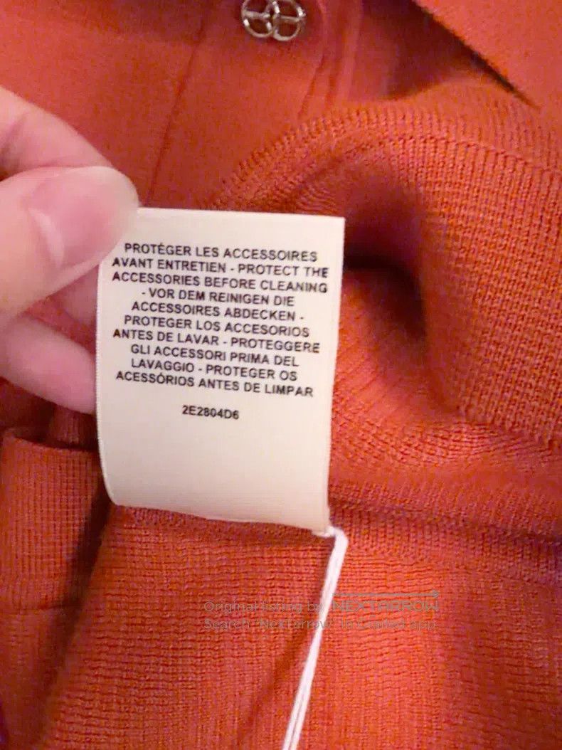 Hermes Hermes Watermelon Red Underwear - Cashmere and Silk Blend Size XXS / US 00 / IT 34 - 4 Thumbnail