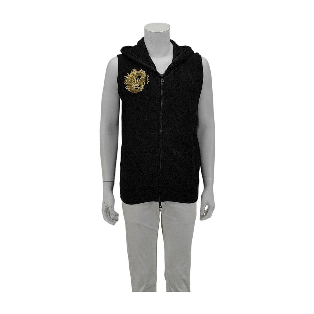 Balmain Balmain Dragon Embroidery Cotton Zip-up Vest Size M Size US M / EU 48-50 / 2 - 1 Thumbnail