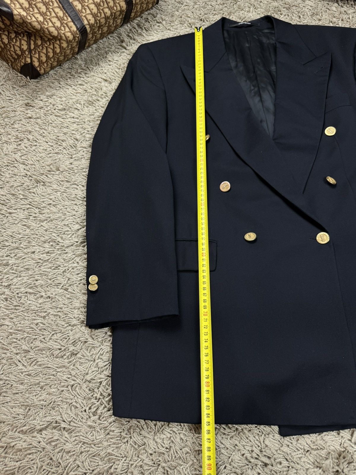 Vintage × Yves Saint Laurent Vintage wool blazer Yves Saint Laurent original luxury item Size 50L - 6 Thumbnail