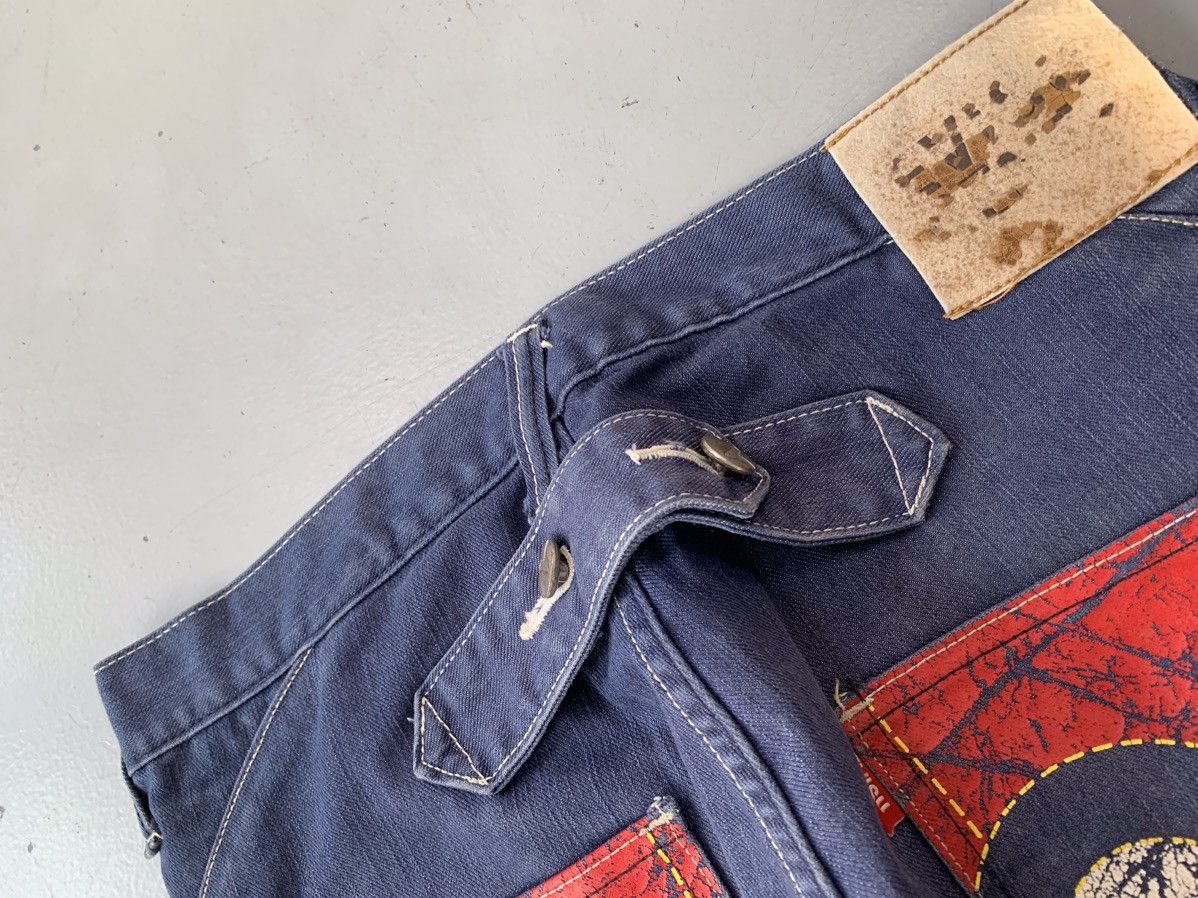 Vintage Vintage Evisu inspired crazy denim Size US 30 / EU 46 - 4 Thumbnail