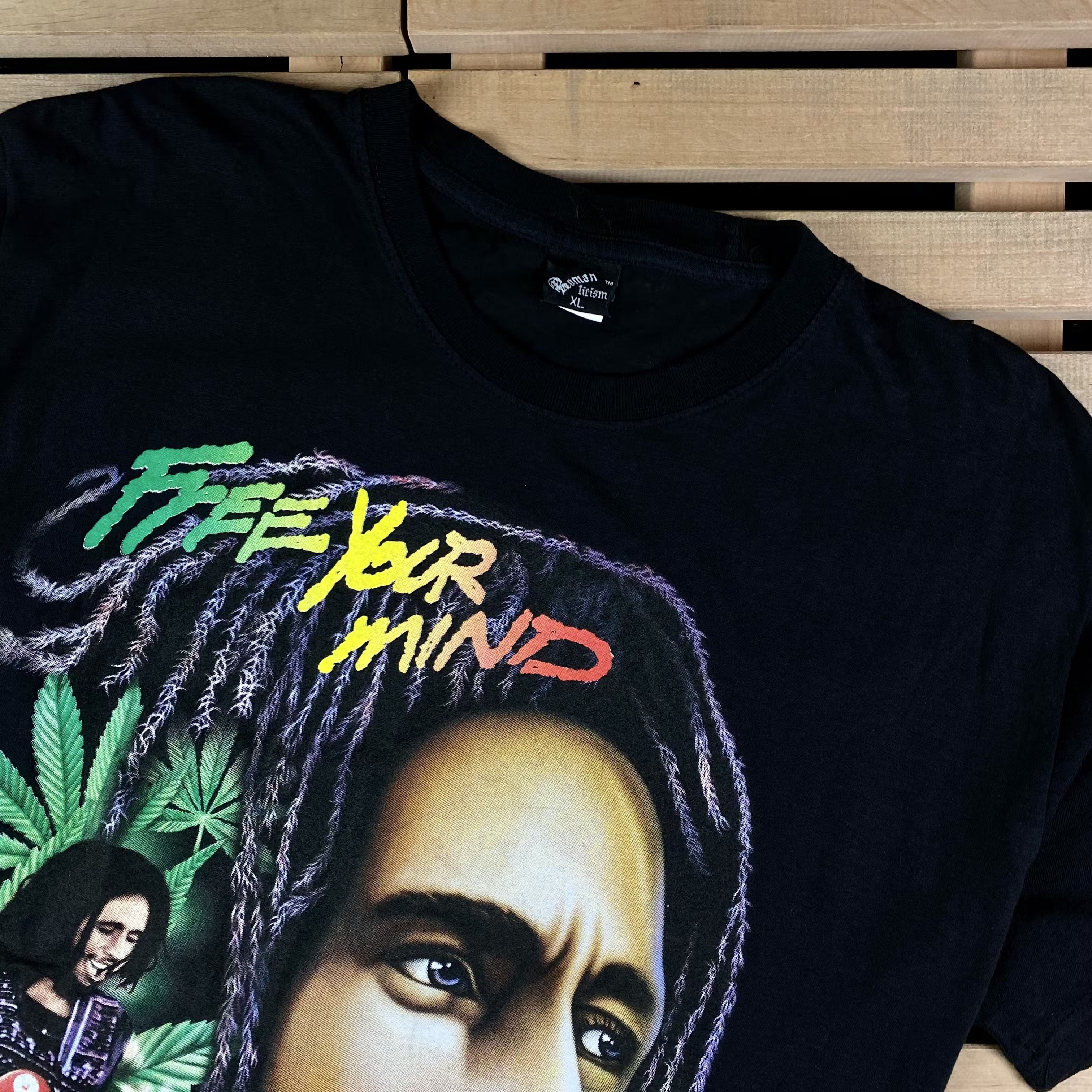 Bob Marley × Vintage Mens T-Shirt Bob Marley Vibtage T-Shirt Size XL Size US XL / EU 56 / 4 - 2 Thumbnail