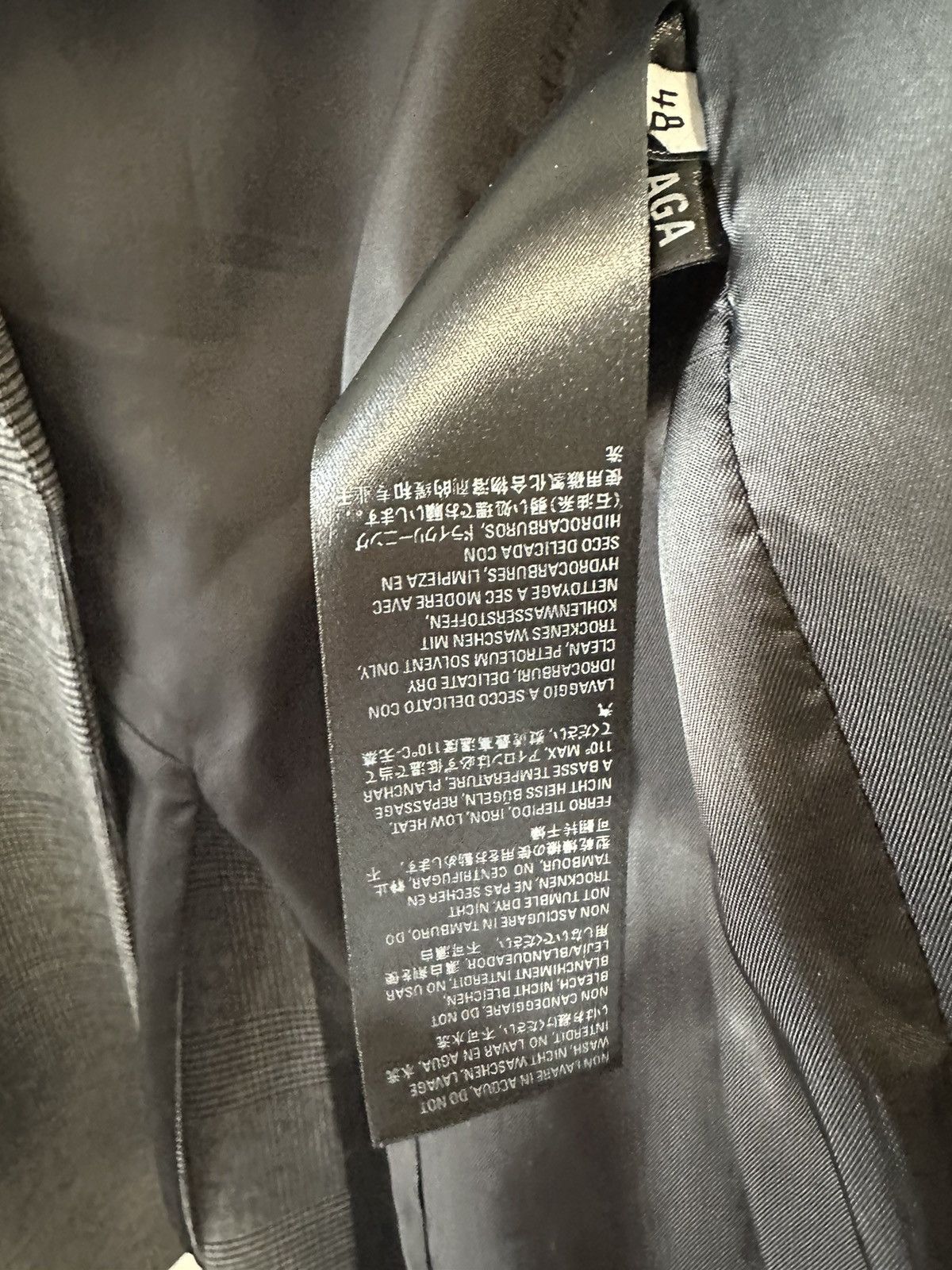Balenciaga Balenciaga Suspended Shoulder Blazer Size 48R - 11 Thumbnail