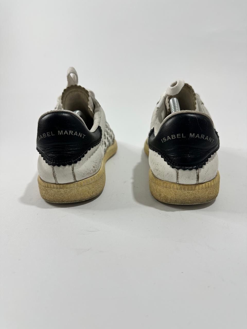 Isabel Marant Isabel Marant Bryce Eyelet Studded White Sneakers EU38 Size US 8 / IT 38 - 3 Thumbnail