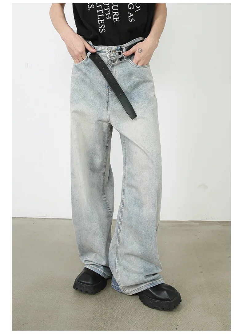 Jean American Retro Washed Baggy Jeans Size US 30 / EU 46 - 3 Thumbnail